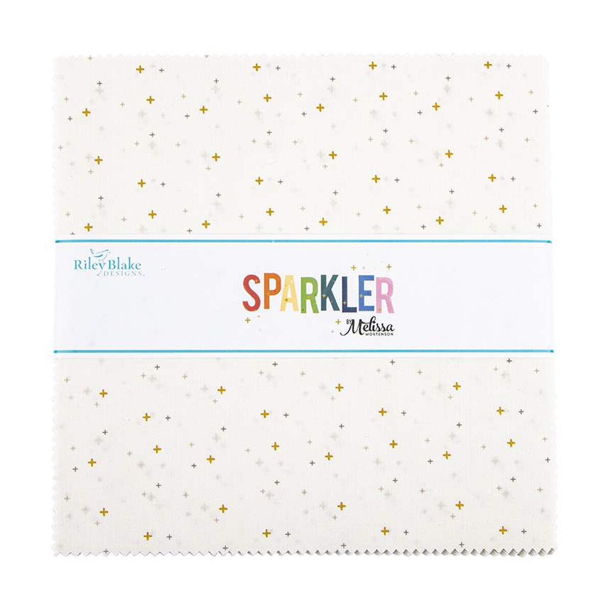 Sparkler White 10" Stacker from Riley Blake