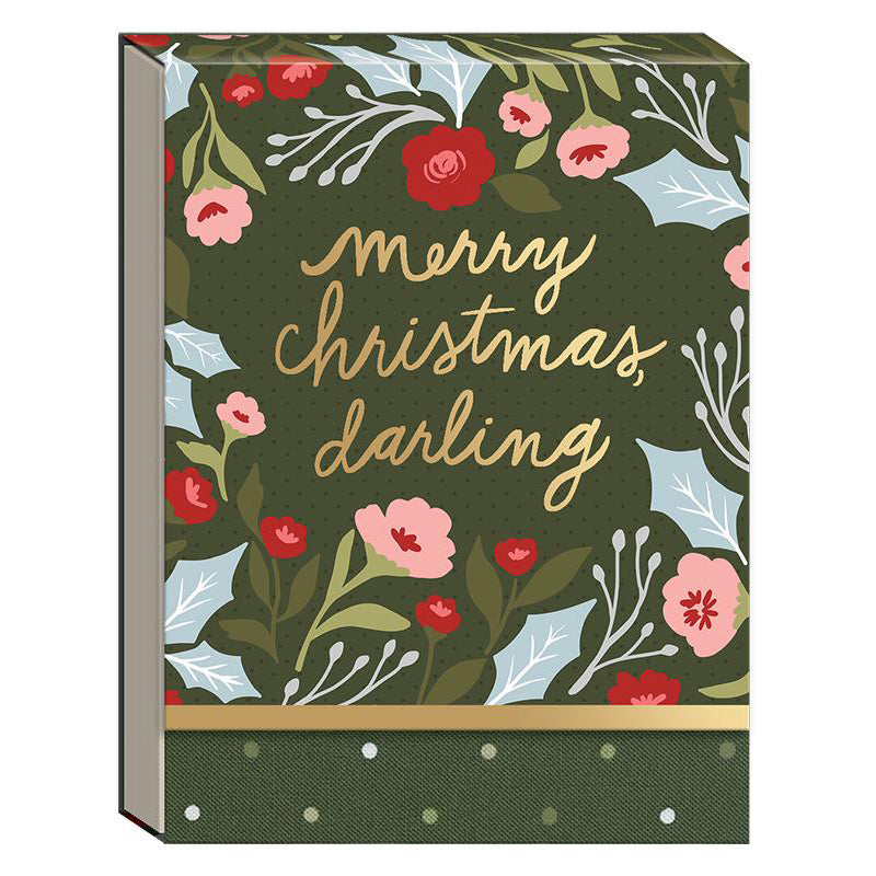 Berry & Pine Notepad with Magnetic Closure