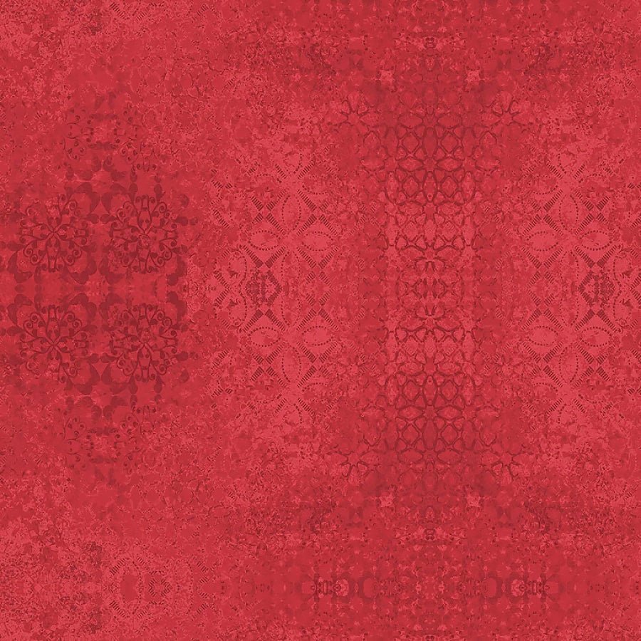 108" Quilt Backs Casabella Textured Damask Red from Blank 3 YARD CUT by Blank Quilting