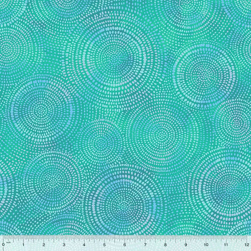 108" Quilt Backs Radiance Cyan from Windham 3 YARD CUT by Windham
