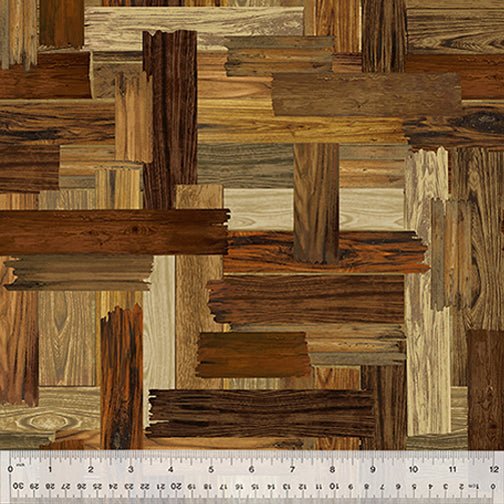 108" Quilt Backs Wood Planks from Windham 3 YARD CUT by Windham