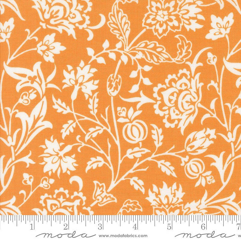 108" Wide Quilt Backing Agatha Road Pumpkin from Moda 3 YARD CUT by Moda