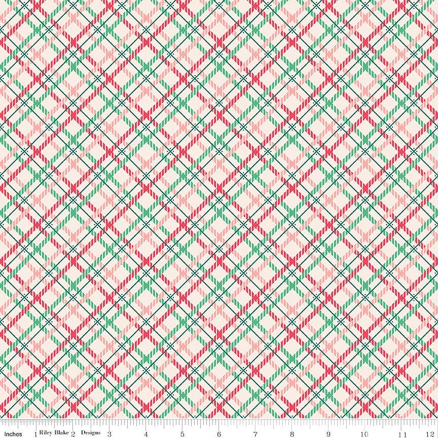 108" Wide Quilt Backing Berry & Sage Prim Latte from Riley Blake 3 YARD CUT by Riley Blake