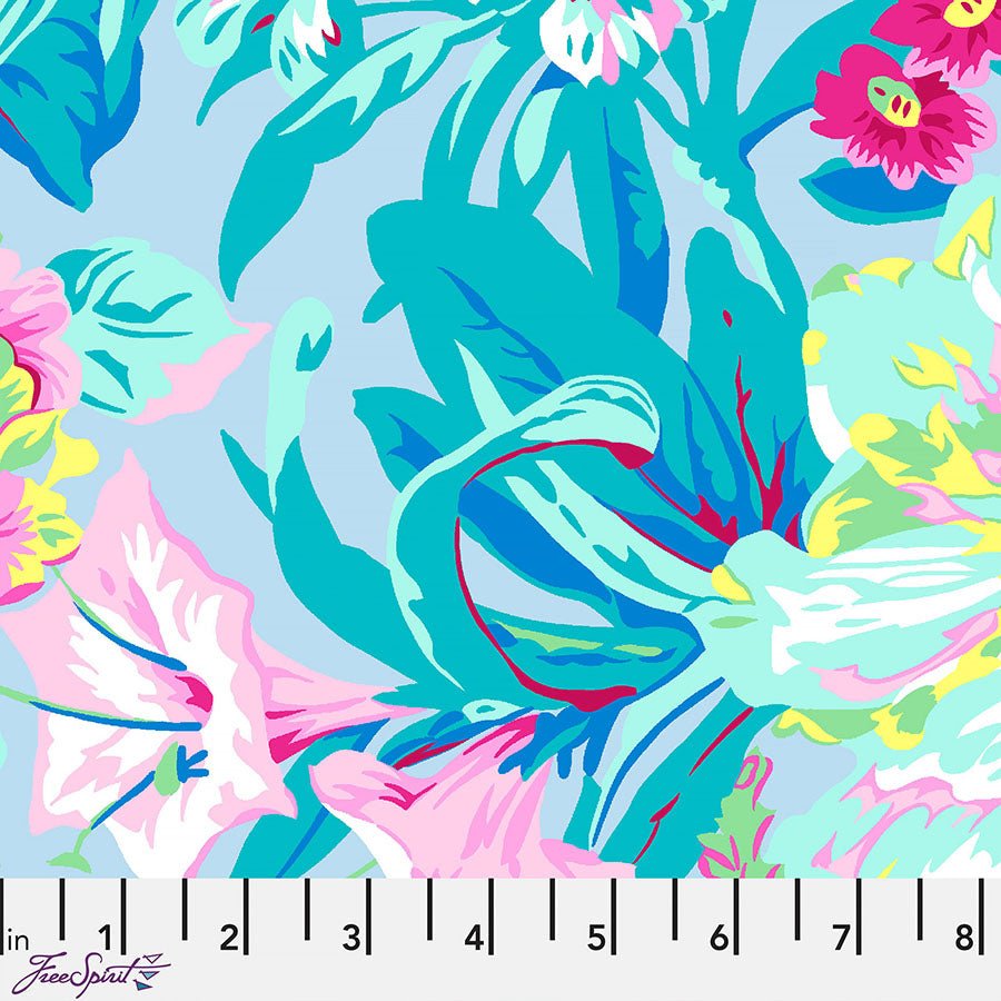 108" Wide Quilt Backing Kaffe Fassett Collective Voluptuous Pastel from Free Spirit 3 YARD CUT by Free Spirit