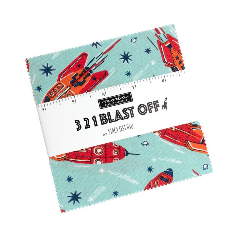 321 Blast Off Charm Pack - Moda from Fort Worth Fabric Studio