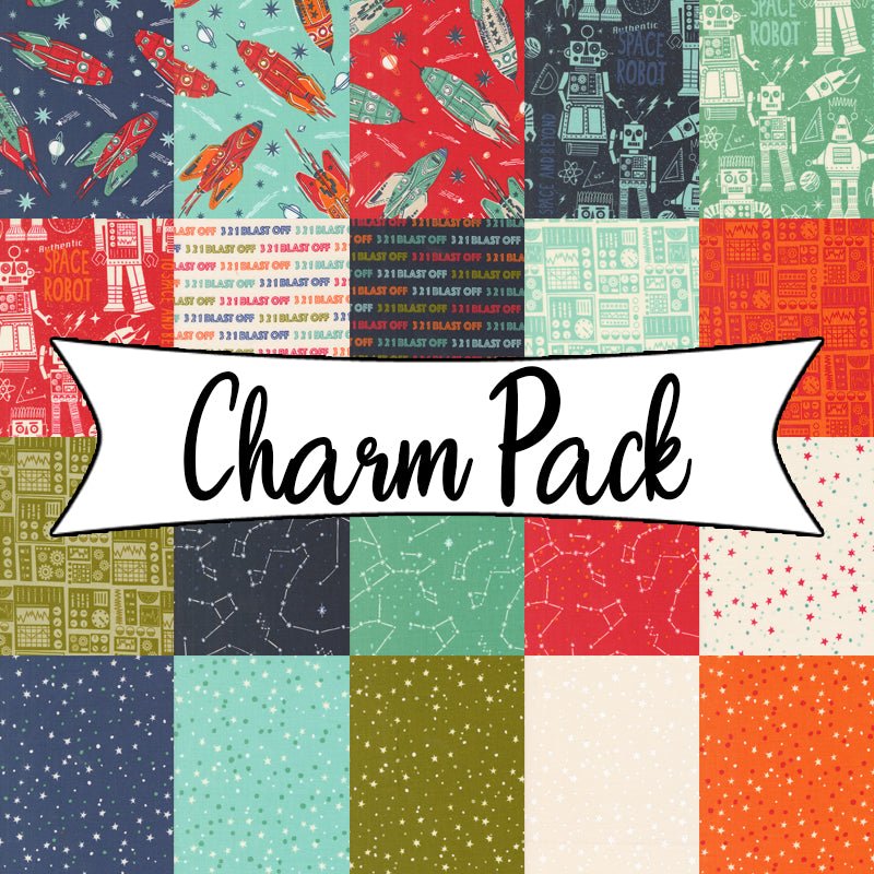 321 Blast Off Charm Pack - Moda from Fort Worth Fabric Studio