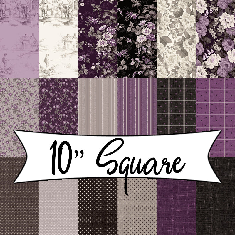 Blackberry Bramble 10 Karat Gems 10" Squares