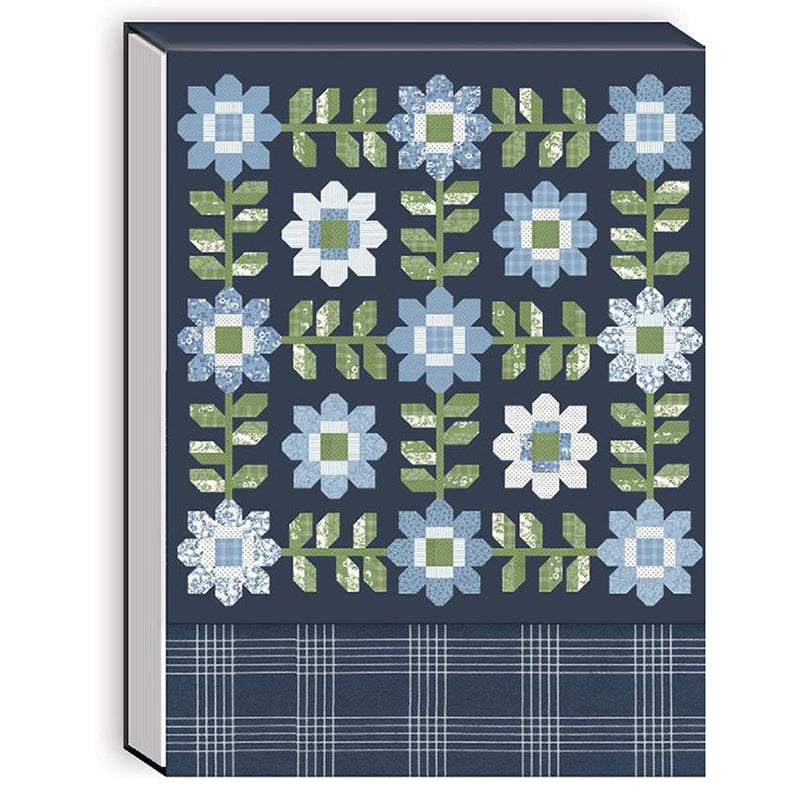 Nantucket Summer Notepad with Magnetic Closure by Moda from Texas Pre-Cuts