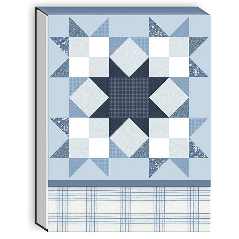 Nantucket Summer Notepad with Magnetic Closure by Moda from Texas Pre-Cuts