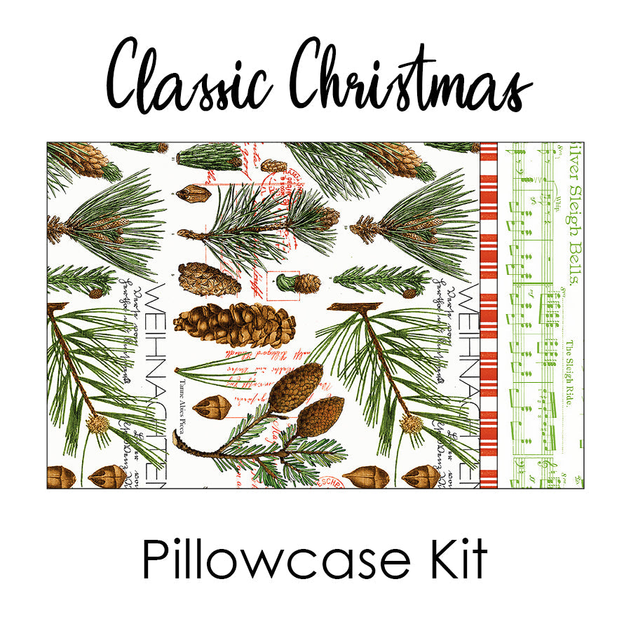 Classic Christmas Pillowcase Kit from Riley Blake