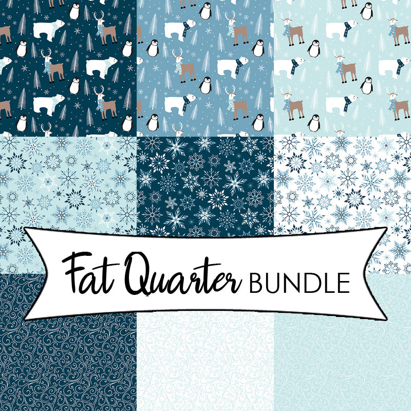 Designer Flannel Winter Magic Fat Quarter Bundle