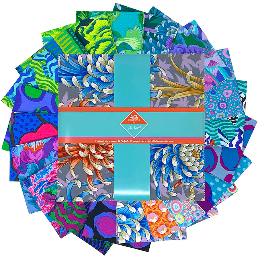Kaffe Fassett Collective Fall 2025 Cool 10" Squares