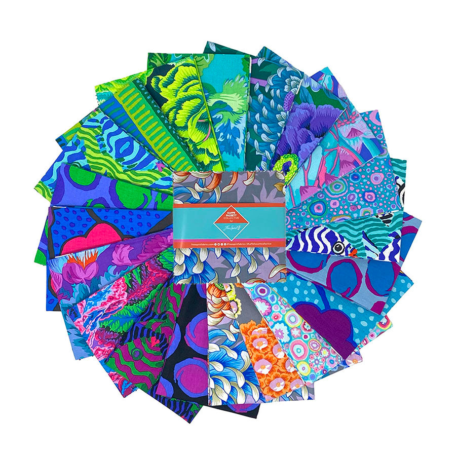 Kaffe Fassett Collective Fall 2025 Cool 5" Squares