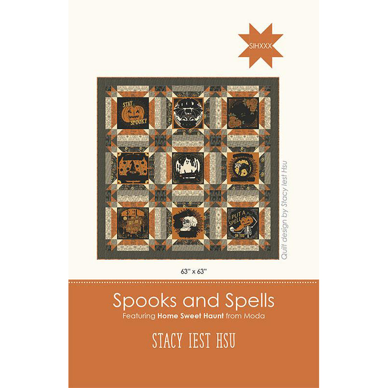 Spooks & Spells Quilt Pattern by Stacy Iest Hsu