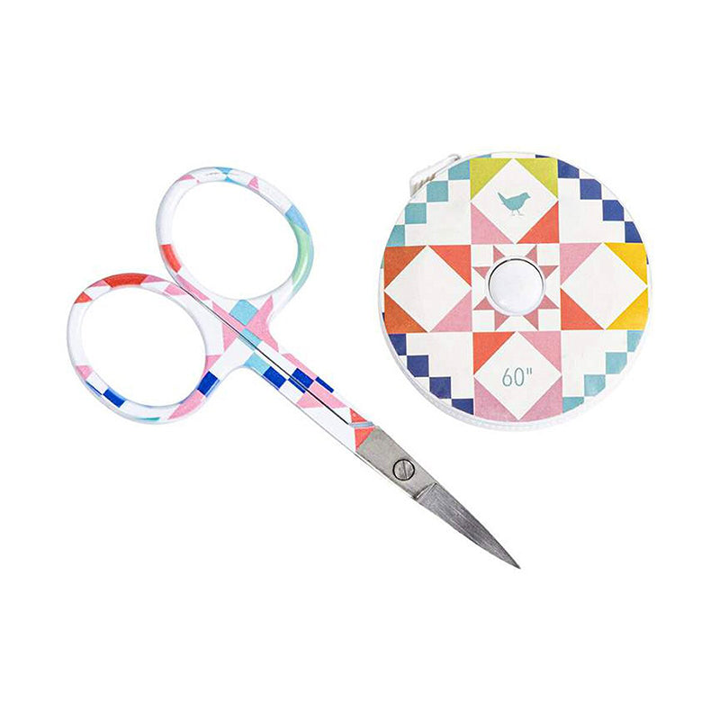 Scissor and Tape Measure Duo from Riley Blake