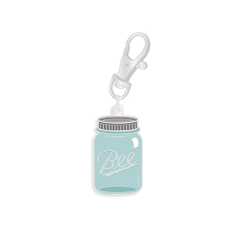 Enamel Happy Charm Jar by Riley Blake - Texas Pre-Cuts