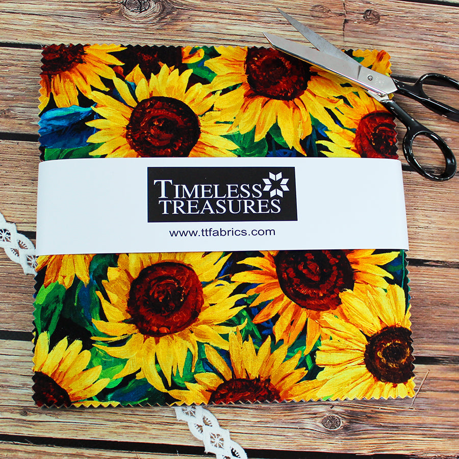 Sunflower Symphony 10" Squares