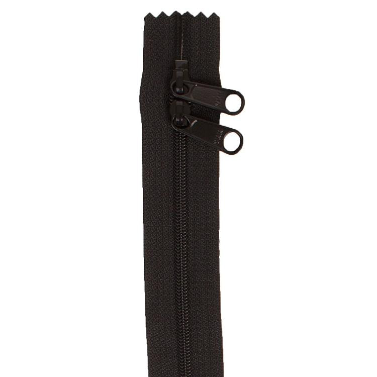 By Annie's 30" Double Slide Handbag Zipper Black