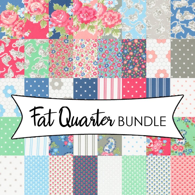 A Cat Named Stitch Fat Quarter Bundle by Moda