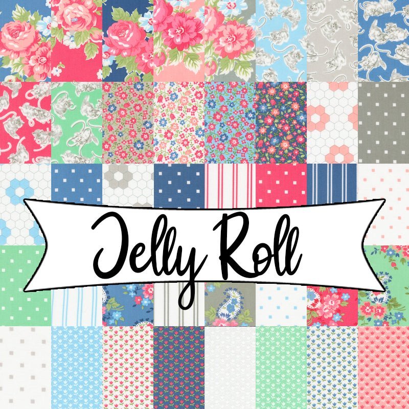 A Cat Named Stitch Jelly Roll by Moda
