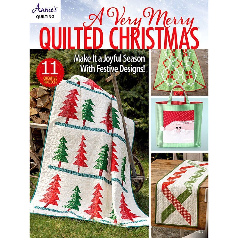 A Very Merry Quilted Christmas Pattern Book by Annie's Quilting