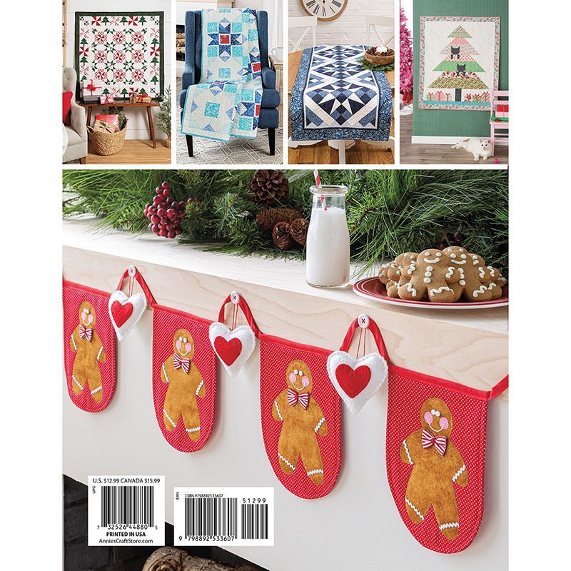A Very Merry Quilted Christmas Pattern Book by Annie's Quilting