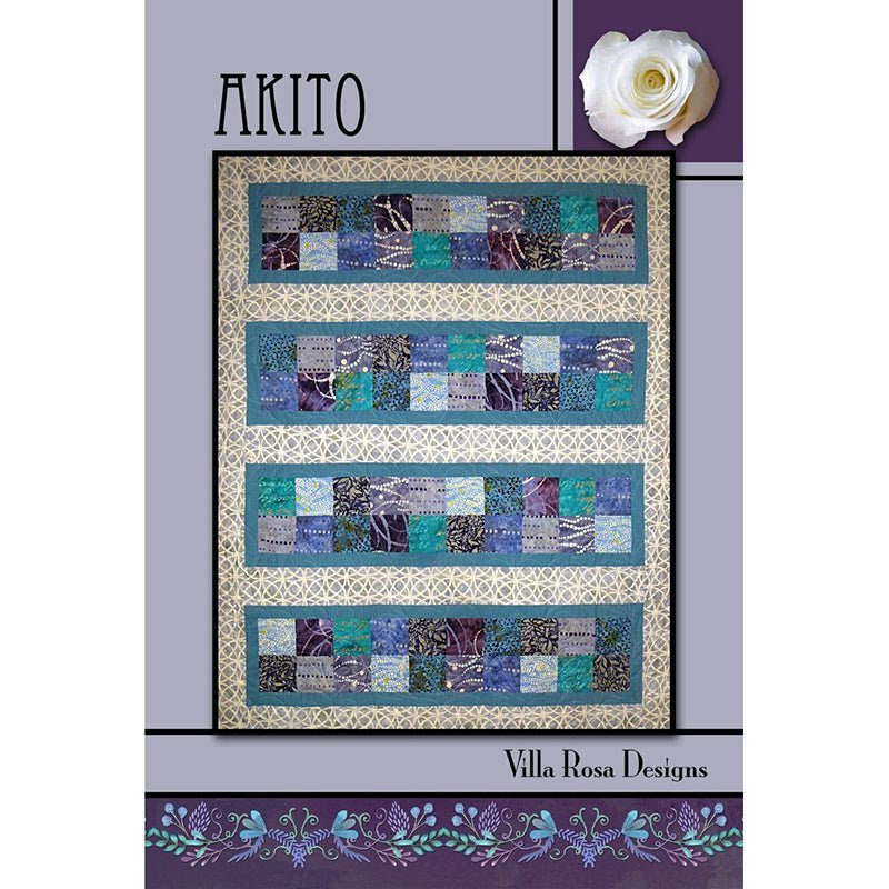 Akito Quilt Pattern by Villa Rosa Designs
