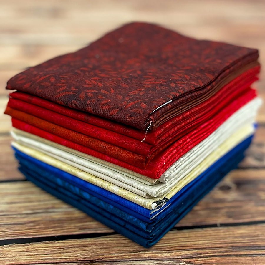 Anchors Away Fat Quarter Bundle | Fundamentals by White Owl Textiles by White Owl Textiles