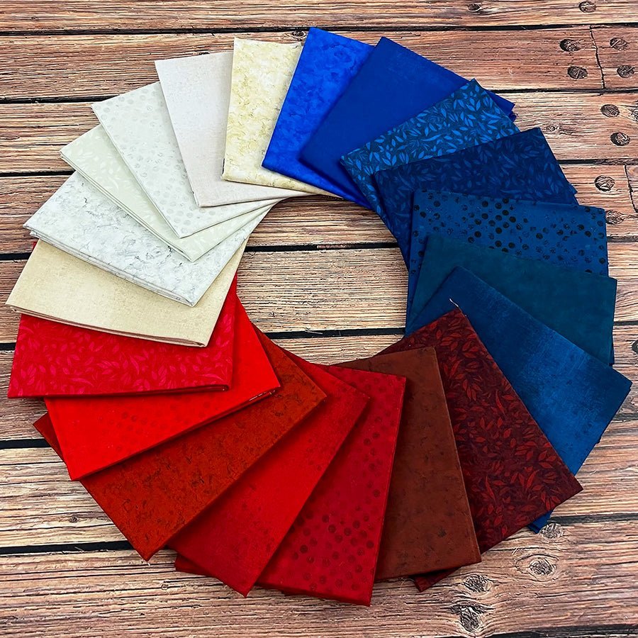Anchors Away Fat Quarter Bundle | Fundamentals by White Owl Textiles by White Owl Textiles