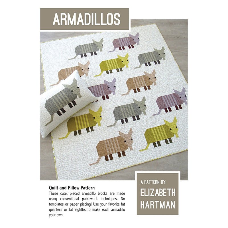 Armadillos Quilt Pattern by Elizabeth Hartman by Elizabeth Hartman