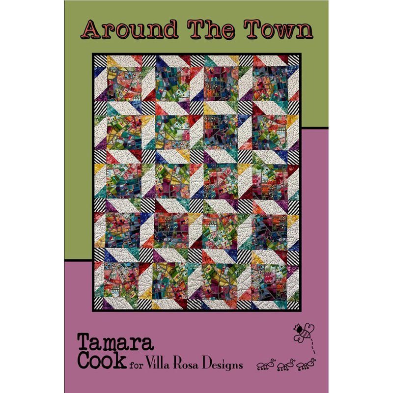 Around The Town Quilt Pattern by Villa Rosa Designs