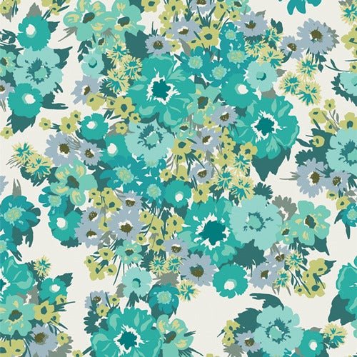 Art Gallery Bloomcore Wild Flora Lagoon 1 Yard Cut by Art Gallery