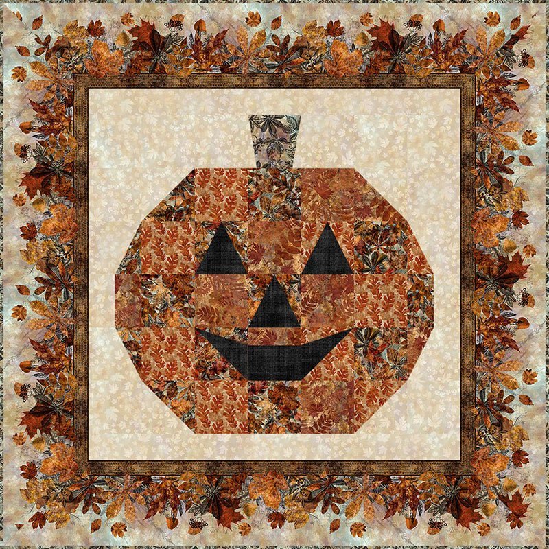 Autumn Elegance Pumpkin Quilt Pattern by Jason Yenter by Jason Yenter