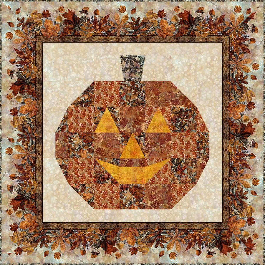 Autumn Elegance Pumpkin Quilt Pattern by Jason Yenter by Jason Yenter