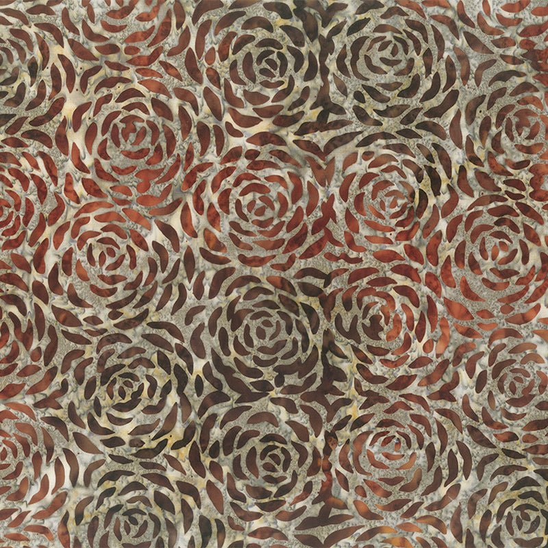 Banyan Batiks Changes in Seasons Rose Petals Oatmeal 1 Yard Cut by Banyan Batiks