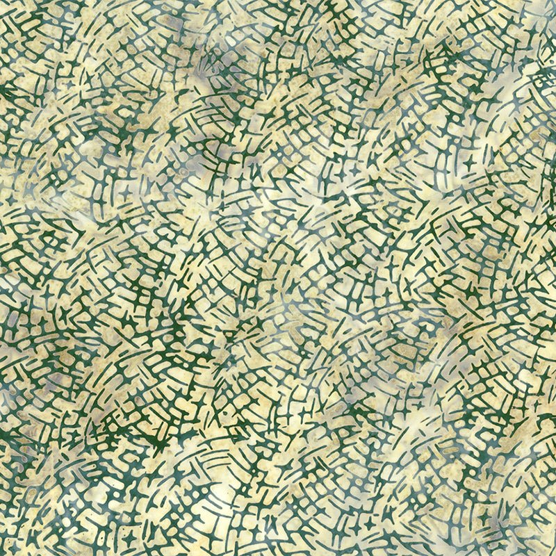 Banyan Batiks Changes in Seasons Scratches Ocean Mist 1 Yard Cut by Banyan Batiks