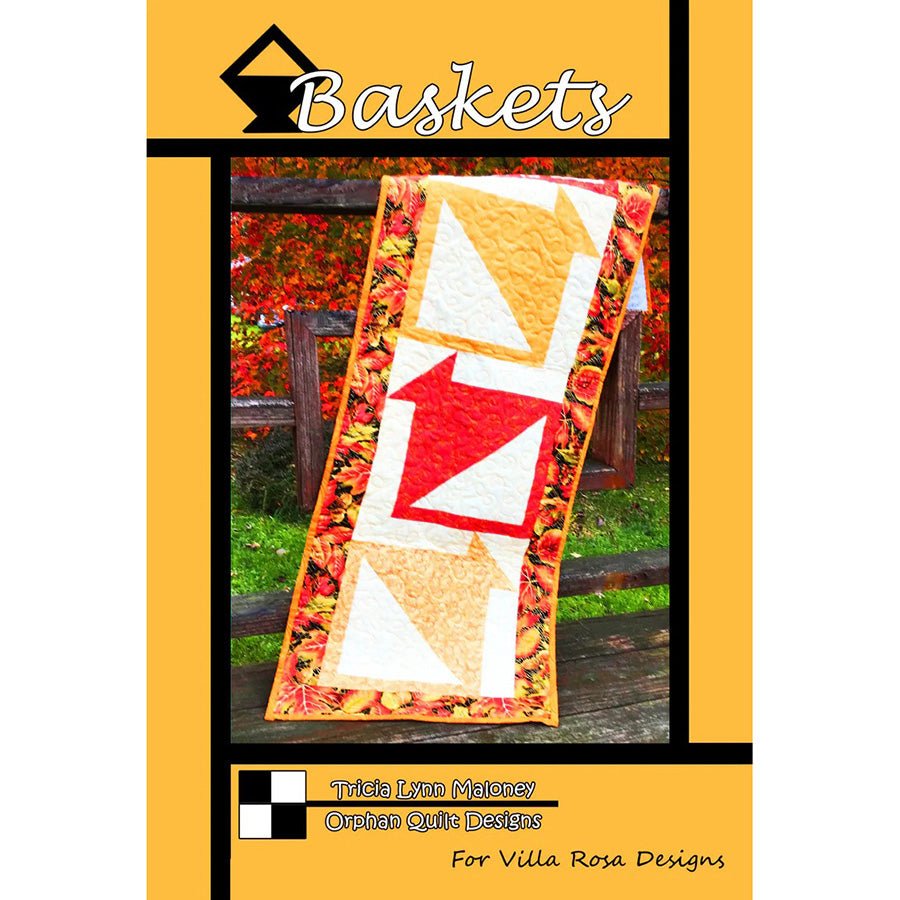 Baskets Table Runner Pattern - Villa Rosa Designs from Fort Worth Fabric Studio