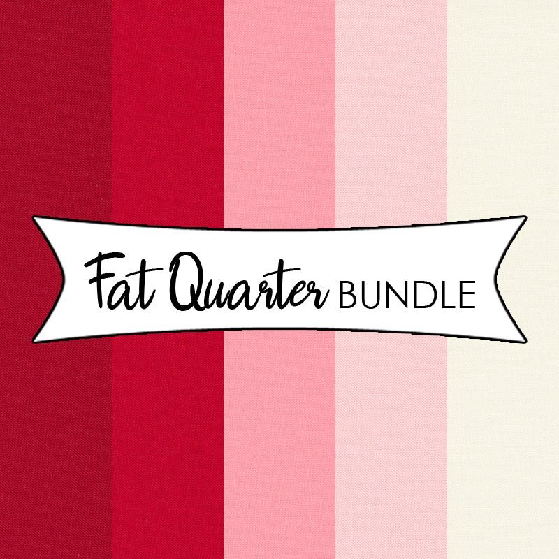 Bella Solids Valentine Colors Fat Quarter Bundle by Moda
