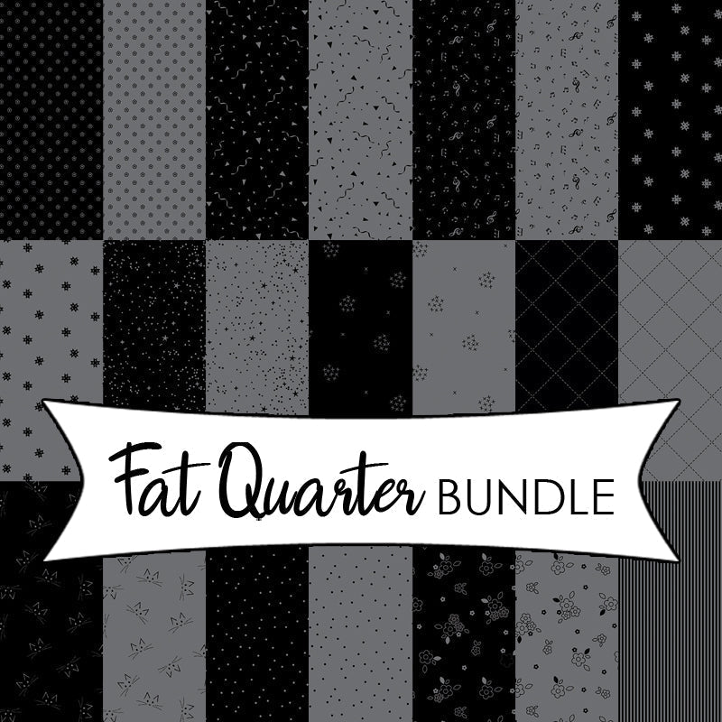 Blackout Fat Quarter Bundle - Riley Blake from Fort Worth Fabric Studio