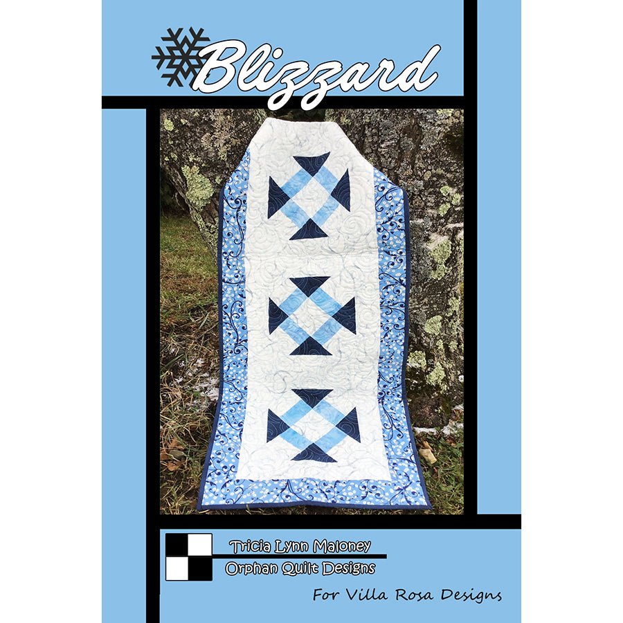 Blizzard Table Runner Pattern - Villa Rosa Designs from Fort Worth Fabric Studio