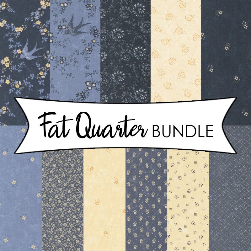 Bluebird's Nest Fat Quarter Bundle - Moda from Fort Worth Fabric Studio