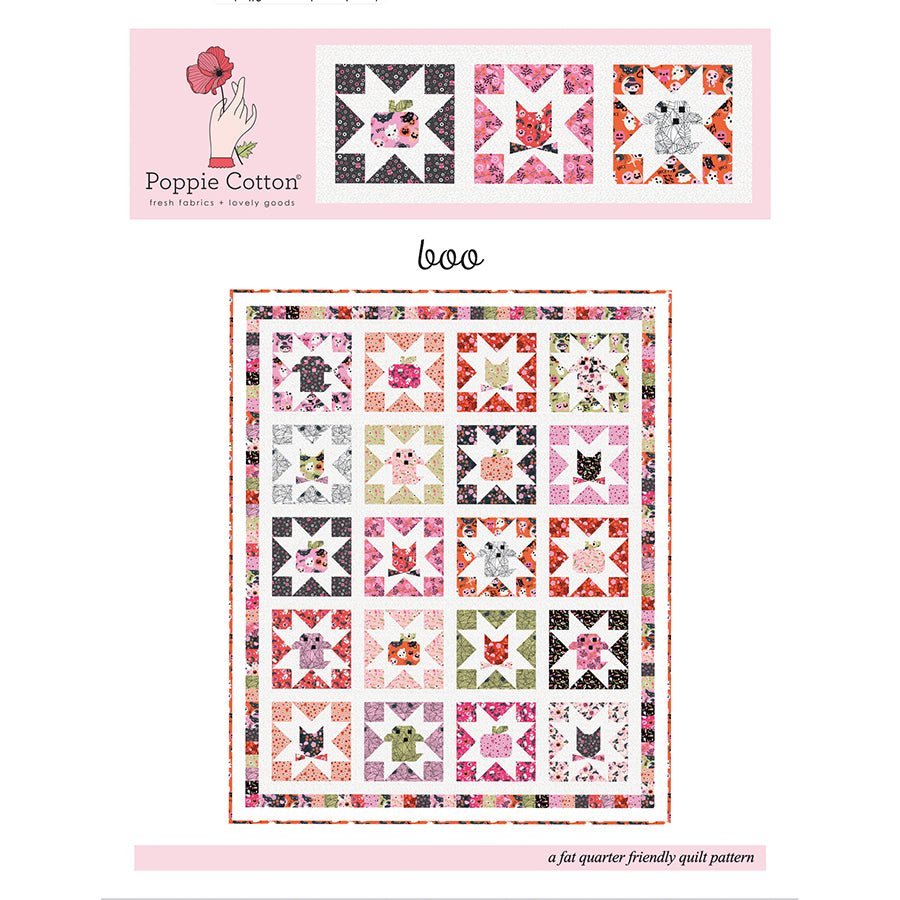 Boo Quilt Pattern by Poppie Cotton by Poppie Cotton