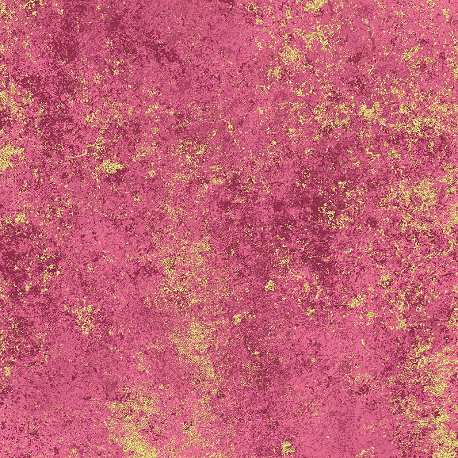 Brilliance Azalea Gold Metallic 1 Yard Cut by Hoffman