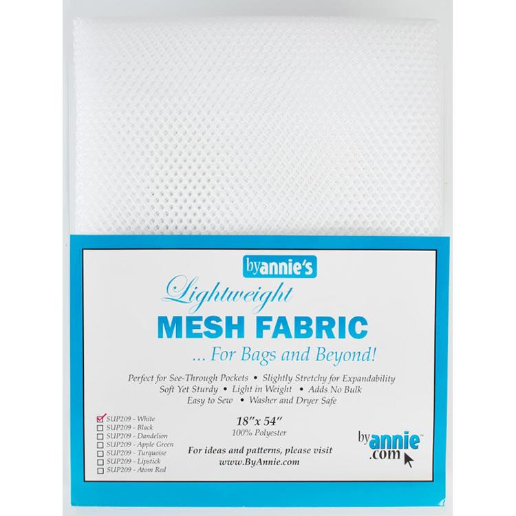 By Annie's Lightweight Mesh Fabric White by ByAnnie