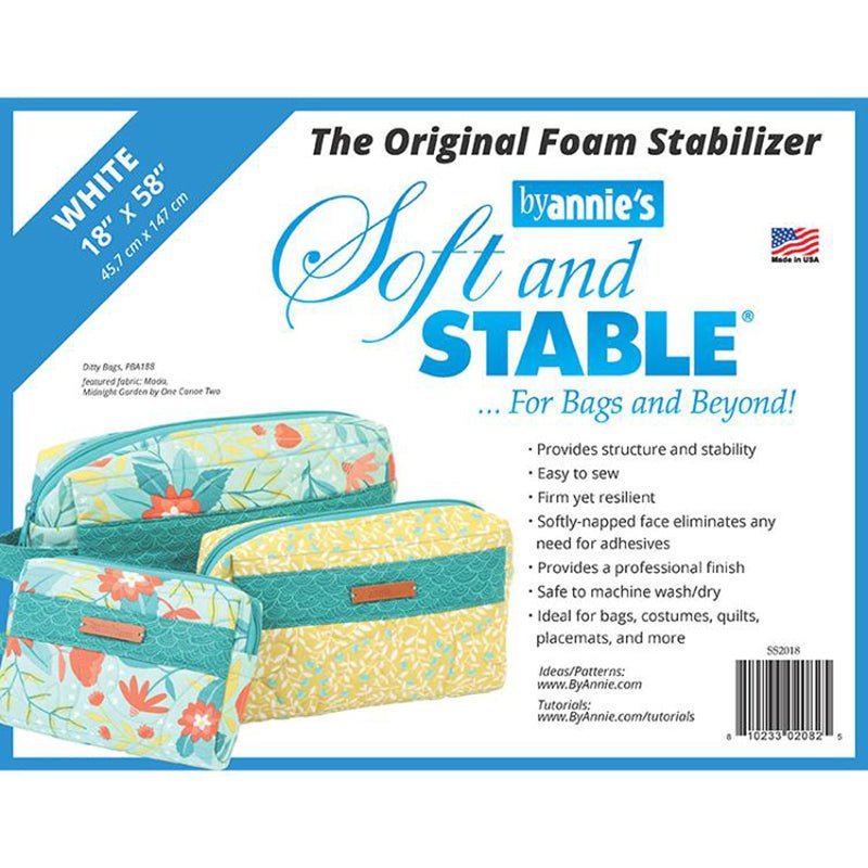 By Annie's Soft and Stable Original Foam Stabilizer 18" X 58" White by ByAnnie