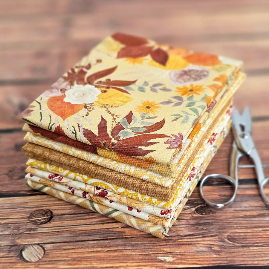 Canadian River Gold – FWFS Exclusive 6 Piece Fat Quarter Bundle by Fort Worth Fabric Studio