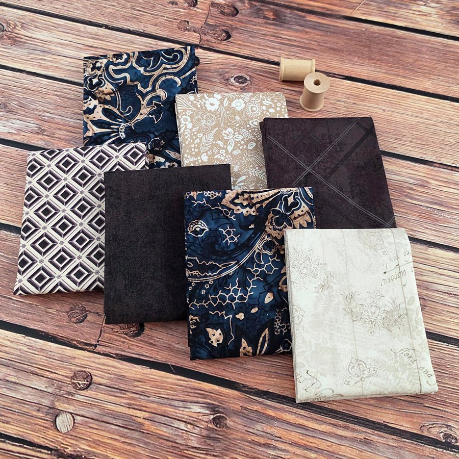 Canton First Day – FWFS Exclusive 7 Piece Fat Quarter Bundle by Fort Worth Fabric Studio