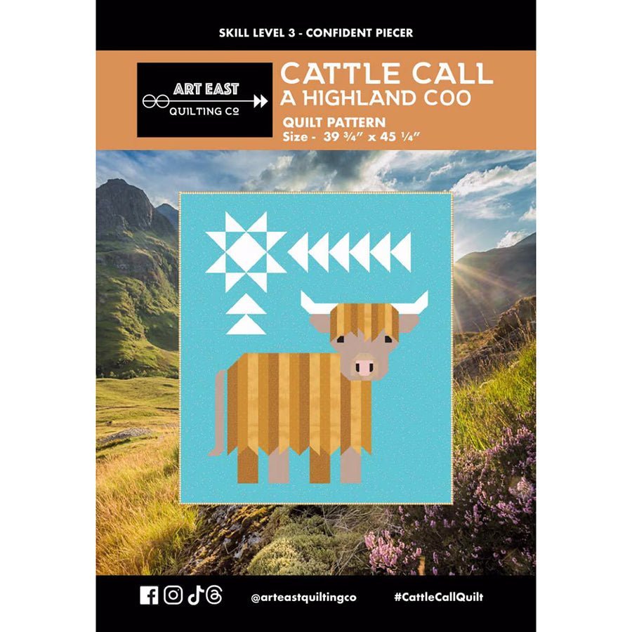 Cattle Call Quilt Pattern by Art East Quilting Co. by Art East Quilting Co.