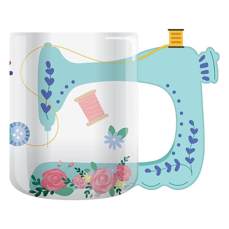 Ceramic Sewing Machine Mug by Hobby Gift by Hobby Gift