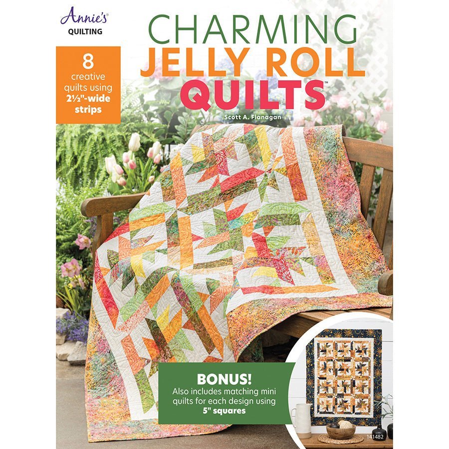 Charming Jelly Roll Quilts Quilt Pattern Book by Annie's Quilting